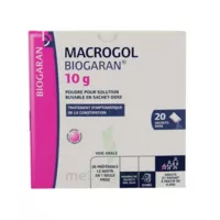 Macrogol Biogaran 10 G, Poudre Pour Solution Buvable En Sachet-dose à MONSWILLER