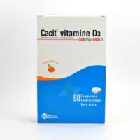 Cacit Vitamine D3 500 Mg/440 Ui, Comprimé à Sucer Ou à Croquer à MONSWILLER