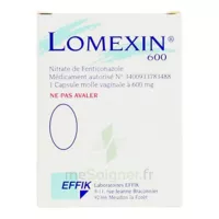 Lomexin 600 Mg Caps Molle Vaginale Plq/1 à MONSWILLER