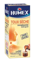 Humex 0,33 Mg/ml Solution Buvable Toux Sèche Oxomemazine Sans Sucre édulcorée à L'acésulfame Potassique Fl/150ml à MONSWILLER