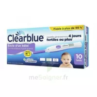 Clearblue Test D'ovulation 2 Hormones B/10 à MONSWILLER