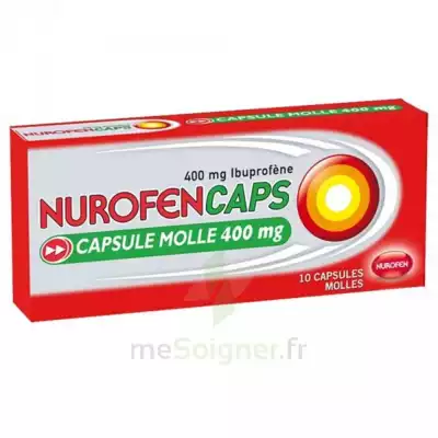 Nurofencaps 400 Mg Caps Molle Plq/10 à MONSWILLER