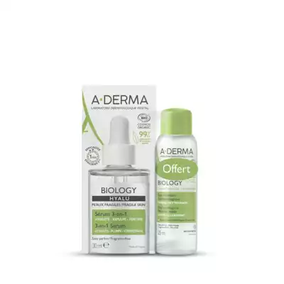 Aderma Biology Hyalu Sérum 3 En 1 Fl Pipette/30ml+eau Micellaire à MONSWILLER