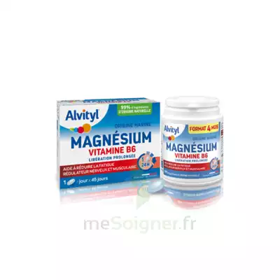 Alvityl Magnésium Vitamine B6 Libération Prolongée Comprimés Lp B/45 à MONSWILLER